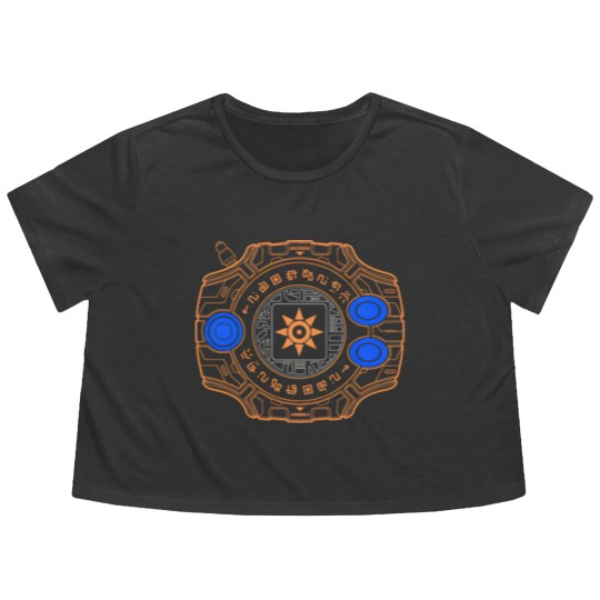 Discover DIGIVICE COURAGE AGUMON DIGIMON ADVENTURE - Digimon - Flowy Cropped Tees