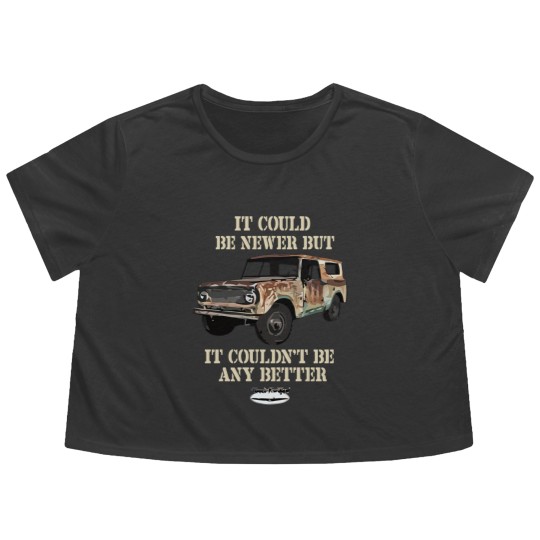 Discover Scout Classic Truck Pickup International Harvester Flowy Cropped Tees