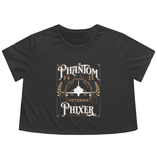 Discover Phantom Phixer F-4 Phantom II Aircraft Maintainer Flowy Cropped Tees