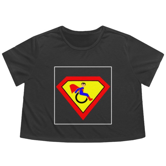 Discover WHEELCHARIOT 11 (Clark) 2 - Wheelchair - Flowy Cropped Tees