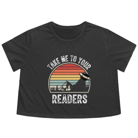 Discover Take Me To Your Readers English Teacher Flowy Cropped Tees