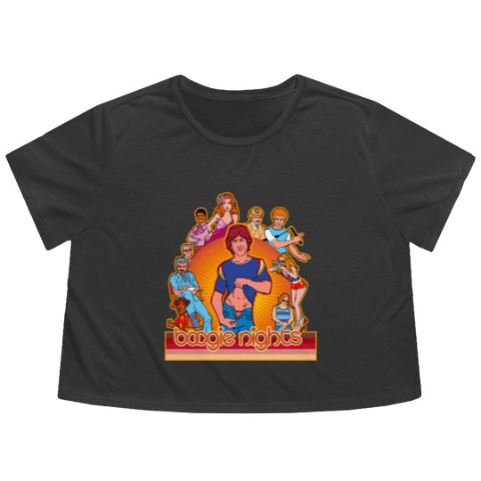 Discover Boogie Nights T ShirtBoogie Nights Flowy Cropped Tees Flowy Cropped Tees