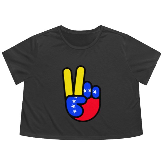 Discover Victoria de Venezuela Franela Flowy Cropped Tees