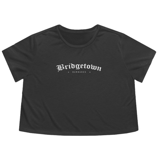 Discover Barbados, Bridgetown Flowy Cropped Tees