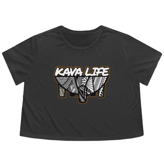 Discover Kava Life Flowy Cropped Tees