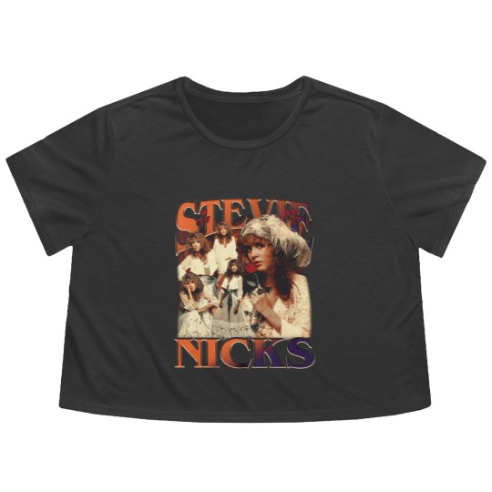Discover Stevie Nicks Vintage Flowy Cropped Tees, Fleetwood Mac Graphic Tees, Stevie Nicks 90s Graphic Flowy Cropped Tees