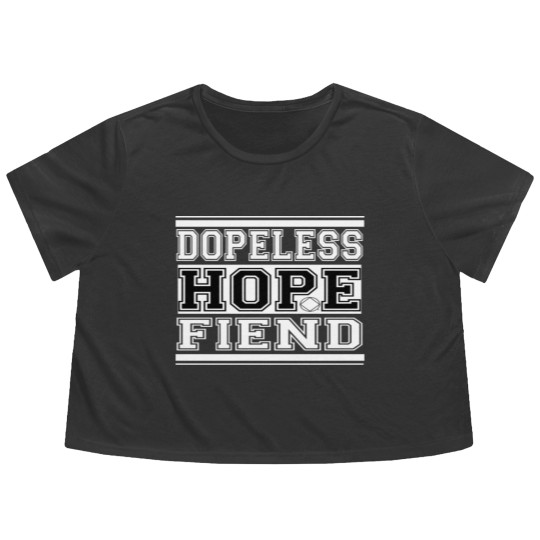 Discover Dopeless Hope Fiend Narcotics Anonymous Na Gift Ho Flowy Cropped Tees