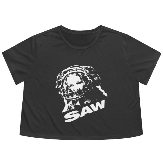Discover SAW Horror Vintage Dope - Saw - Flowy Cropped Tees