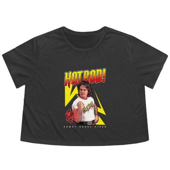 Discover Hot Rod Rowdy - Roddy Piper - Flowy Cropped Tees