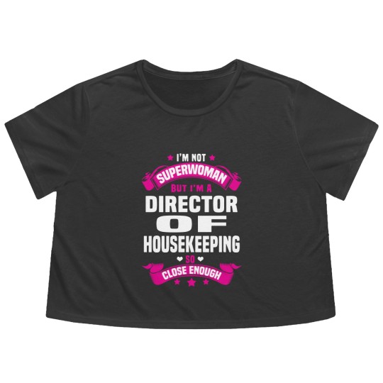 Discover Director of Housekeeping Flowy Cropped Tees