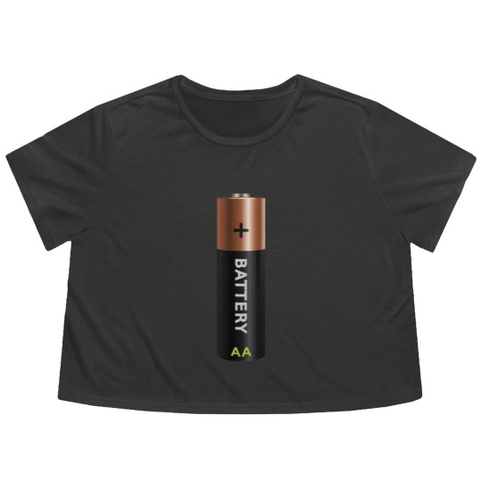 Discover battery AA Flowy Cropped Tees