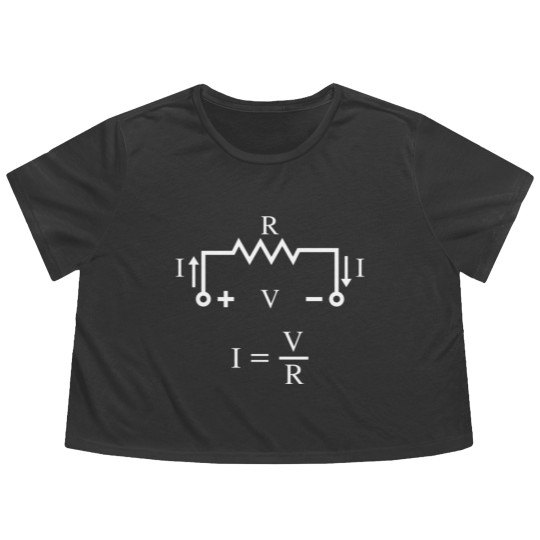 Discover Ohm's Law Graphic - Ohms Law - Flowy Cropped Tees