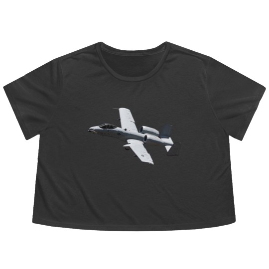 Discover A-10 Thunderbolt II Warthog Airplane - A 10 Thunderbolt 2 - Flowy Cropped Tees