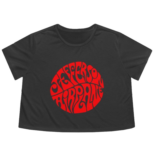 Discover Jefferson Airplane Essential Flowy Cropped Tees