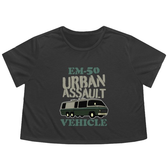 Discover The EM-50 Urban Assault Vehicle - Stripes - Flowy Cropped Tees