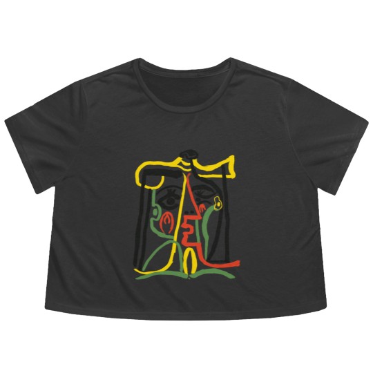 Discover Pablo Picasso - Pablo Picasso - Flowy Cropped Tees