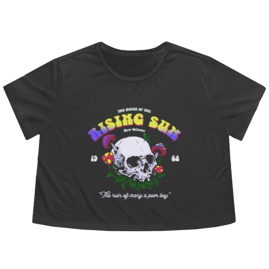 Discover House of the Rising Sun 1964 - 1960s music - 1960s Music - Flowy Cropped Tees