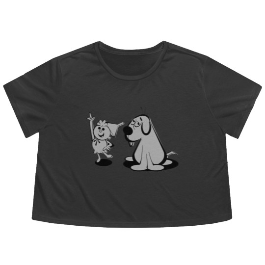 Discover Tom Terrific and Manfred the Wonder Dog - Cartoons - Flowy Cropped Tees