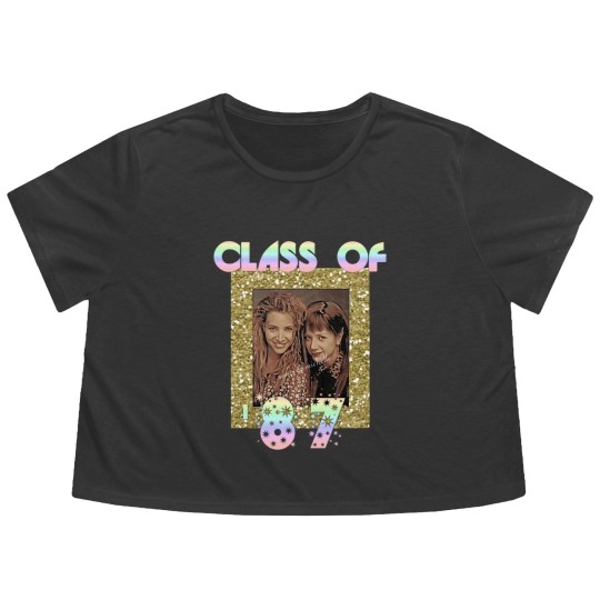 Discover Romy and Michele yearbook photo - Romy And Micheles High School Reunion - Flowy Cropped Tees
