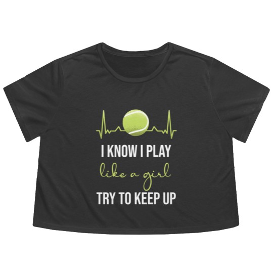 Discover Tennis Women Tennis Girls Flowy Cropped Tees