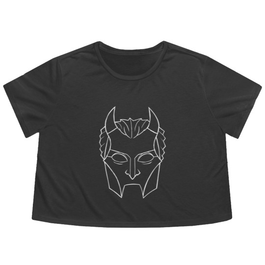 Discover Ghost Ghoul (White) - The Band Ghost - Flowy Cropped Tees