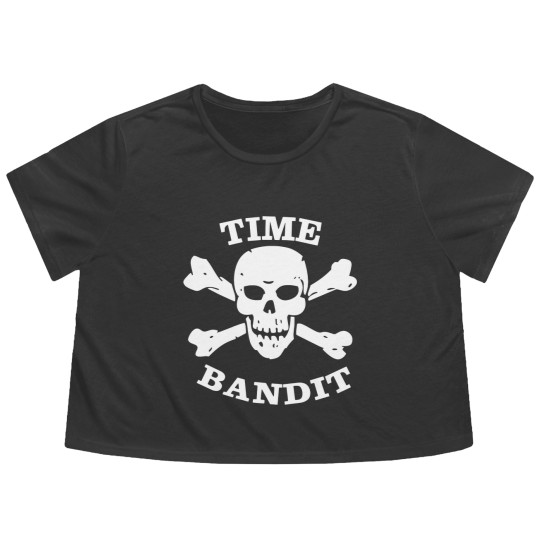 Discover Time Bandit Flowy Cropped Tees