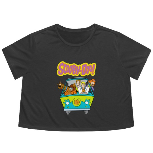 Discover SCOOBY DOO Graphic Flowy Cropped Tees size Large Warner bros Flowy Cropped Tees