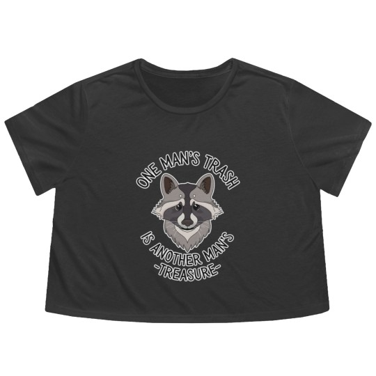 Discover One Man’s Trash is another man’s treasure Flowy Cropped Tees