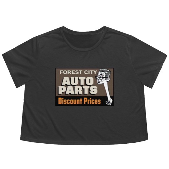 Discover Forest City Auto Parts - Forest City Auto Parts - Flowy Cropped Tees
