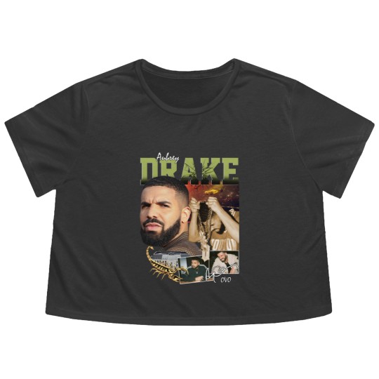 Discover Drake Flowy Cropped Tees