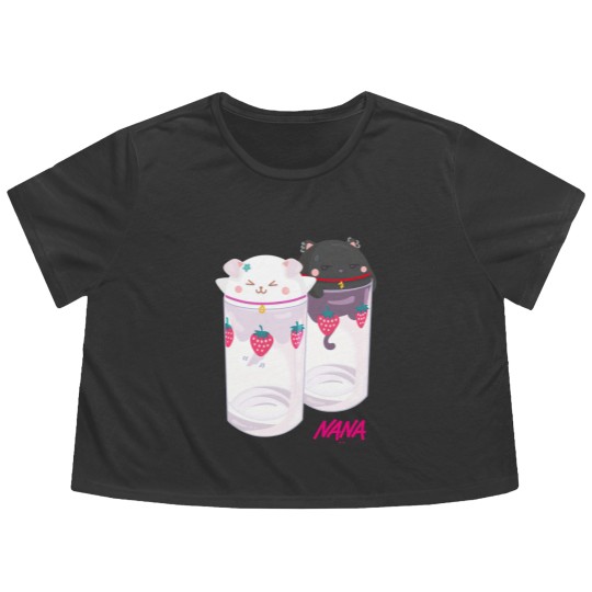 Discover Nana & Hachi - Kawaii version - Nana Anime - Flowy Cropped Tees