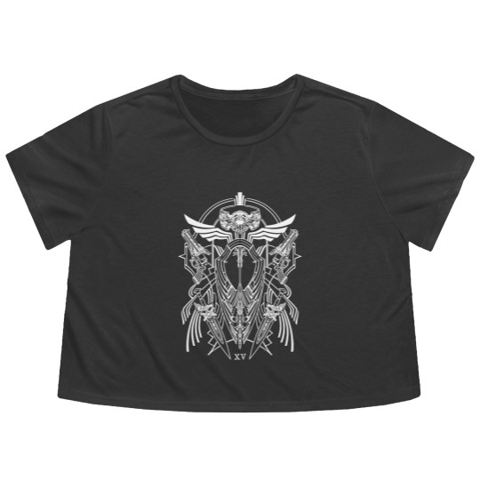 Discover FFXV Arms and Armiger (white) - Final Fantasy Xv - Flowy Cropped Tees
