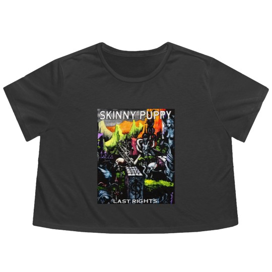 Discover Skinny Puppy Last Rights Vintage Flowy Cropped Tees