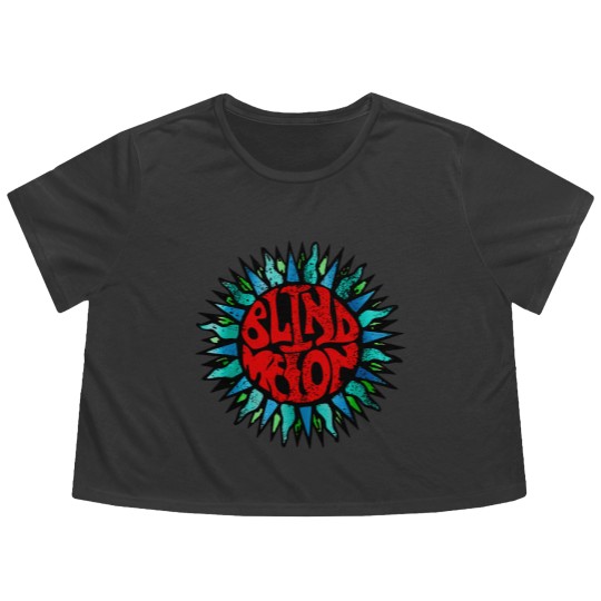 Discover Blind Melon Logo Vintage Flowy Cropped Tees - Blind Melon Flowy Cropped Tees, Vintage Rock Flowy Cropped Tees, Music Flowy Cropped Tees