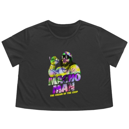 Discover Randy Macho Man - Macho Man - Flowy Cropped Tees