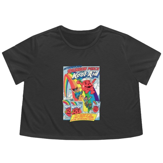 Discover Kool Aid '84 Flowy Cropped Tees, Vintage Style Flowy Cropped Tees