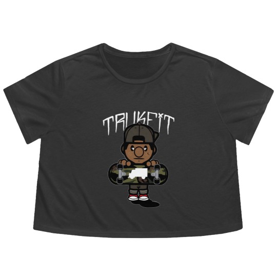 Discover Trukfit Mens Lil Wayne Skate Essential Flowy Cropped Tees