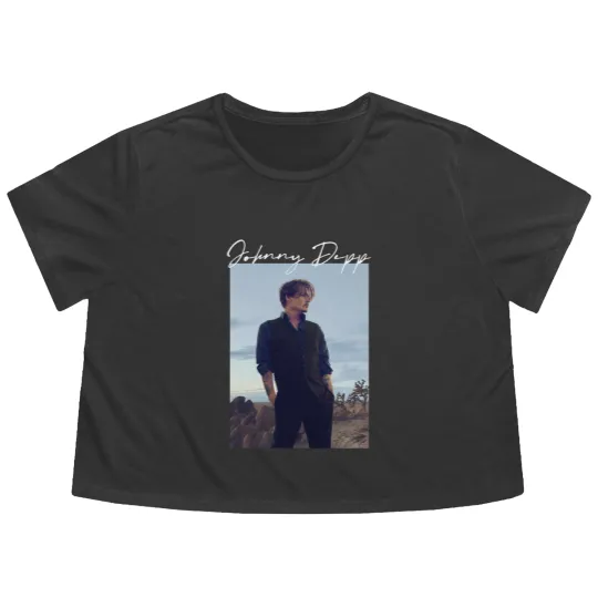 Discover Johnny Depp - Johnny Depp - Flowy Cropped Tees