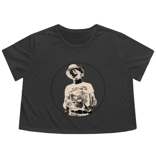 Discover Tragically Hip Gord Downie Flowy Cropped Tees
