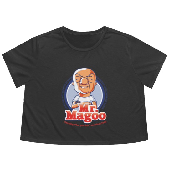 Discover Mr. Magoo as Mr. Clean Flowy Cropped Tees