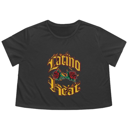 Discover latino heat Flowy Cropped Tees