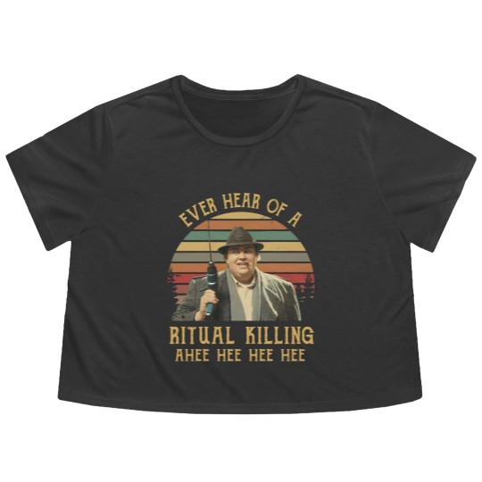 Discover Ever Heard Of A Ritual Killing Ahee Funny Buck Vintage Flowy Cropped Tees, Uncle Buck Flowy Cropped Tees