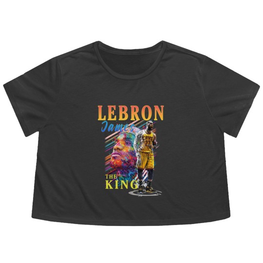 Discover LeBron James Flowy Cropped Tees LeBron James