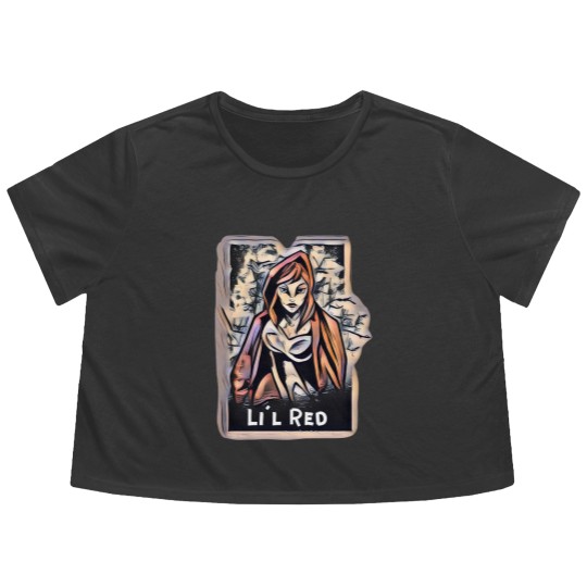 Discover Li'l Red - Little Red Riding Hood - Flowy Cropped Tees