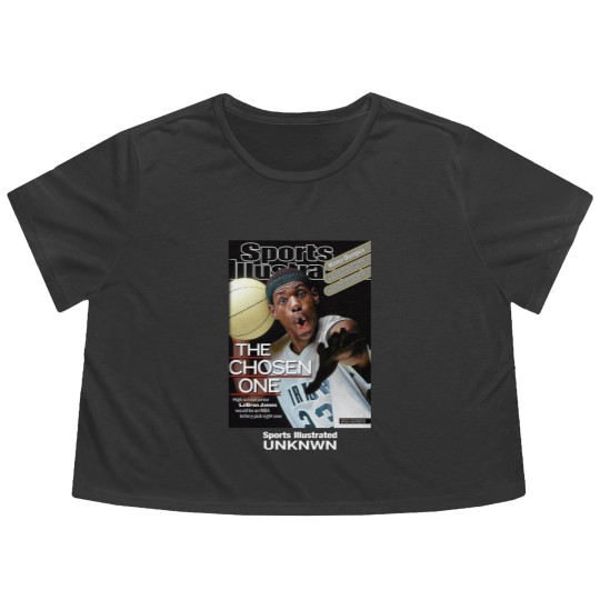 Discover LeBron James Sprorts The Chosen One Flowy Cropped Tees ,King James Flowy Cropped Tees