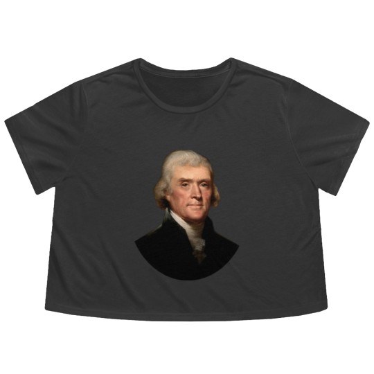 Discover Thomas Jefferson - Thomas Jefferson - Flowy Cropped Tees