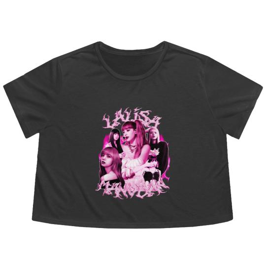 Discover Lalisa Heavy Lisa Blackpink Vintage Flowy Cropped Tees, Blackpink Lalisa Manoban Merch