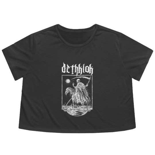 Discover Dethklok-Metalocalypse   | Essential Flowy Cropped Tees