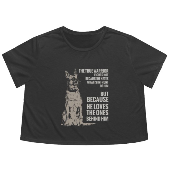 Discover Malinois - Belgian shepherd - Mechelaar - Malinois - Flowy Cropped Tees