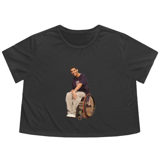Discover Wheelchair Jimmy Flowy Cropped Tees